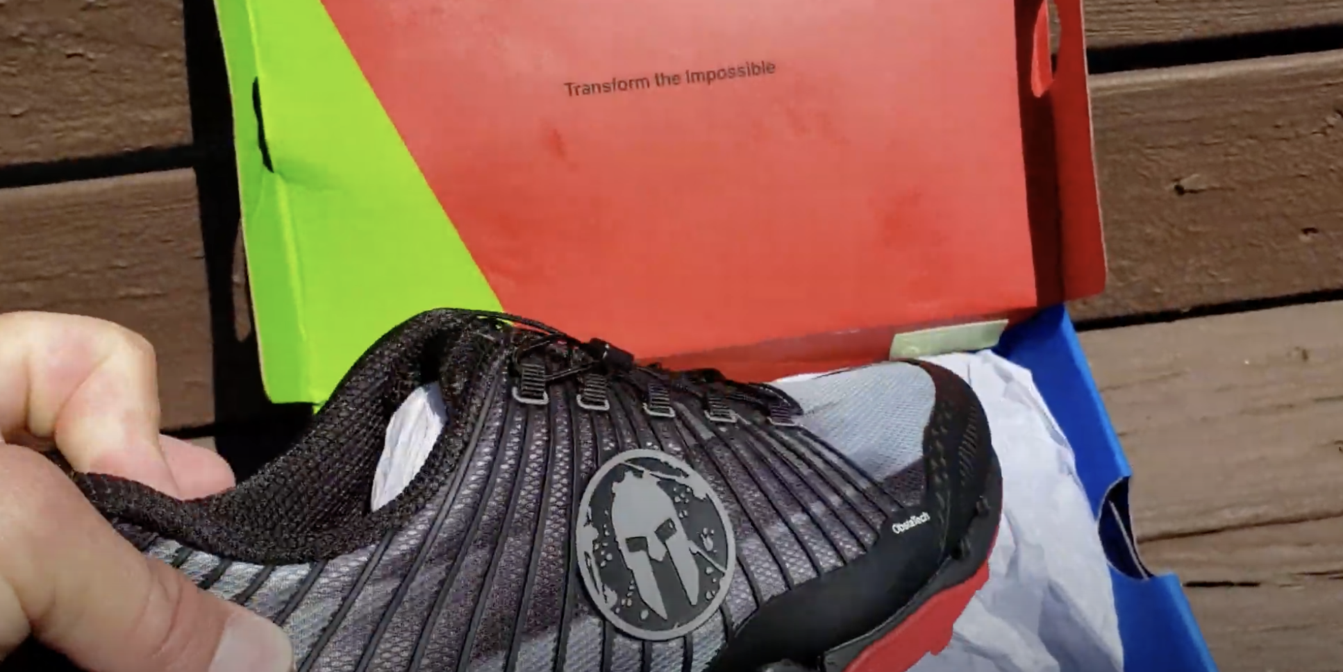 spartan race shoes-unboxing