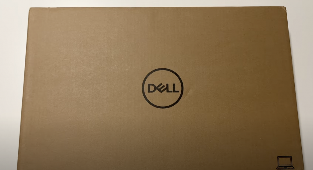 dell laptop box