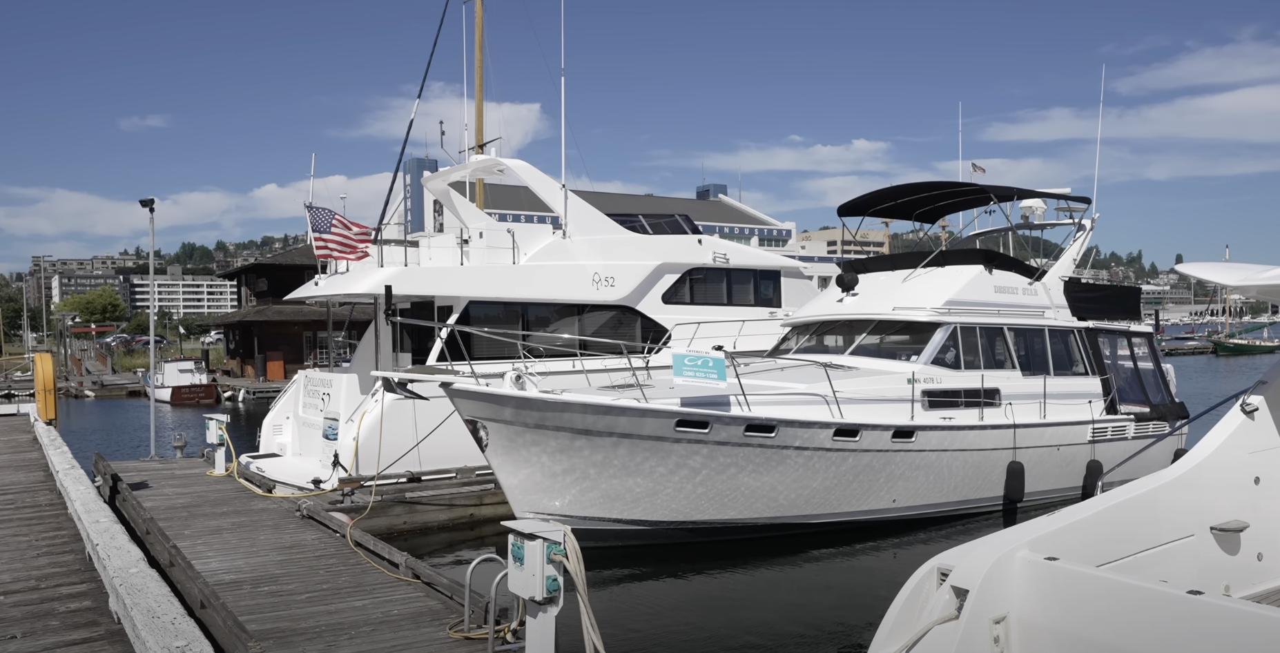 yachts anchored in marina