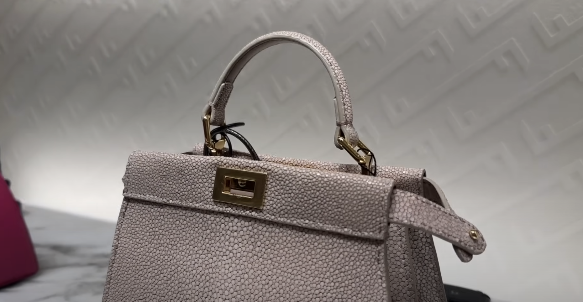 Lalage Beaumont grey bag