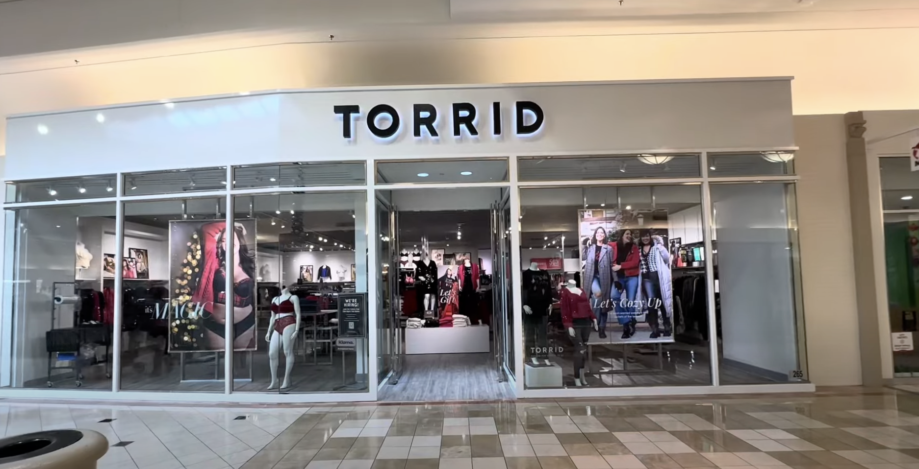 torrid store front-clothing...