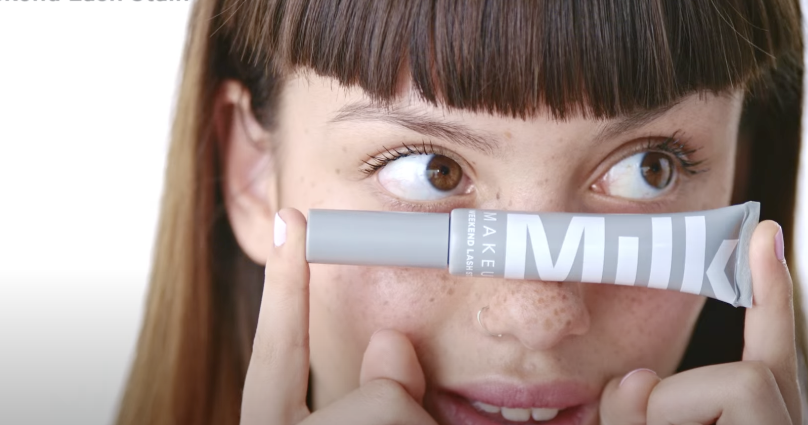 model showing milk makeup p...
